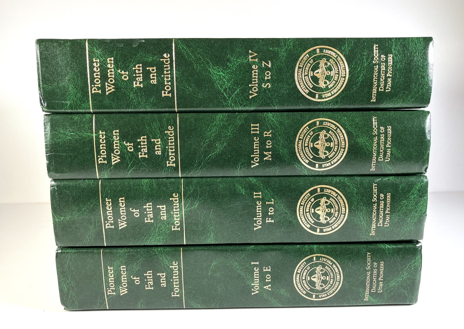 Pioneer Women Of Faith And Fortitude Volumes 1-4 Daughters Of Utah Pioneers