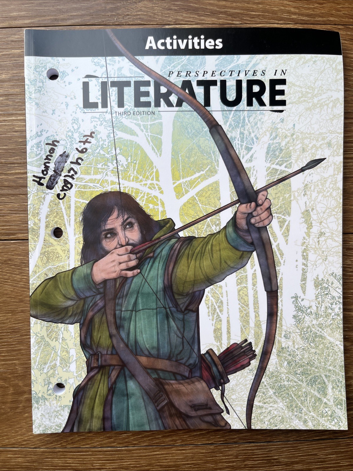 BJU Perspectives in Literature Activities Blank Questions! Third Edition. 6th Gr