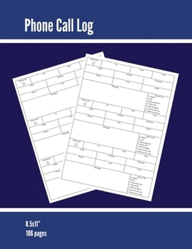 Phone Call Log: Phone Memo Message Book, Record 3 Telephone Messages Per Page,