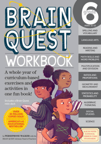 Brain Quest Workbook: Grade 6 – Paperback By Walker, Persephone – GOOD