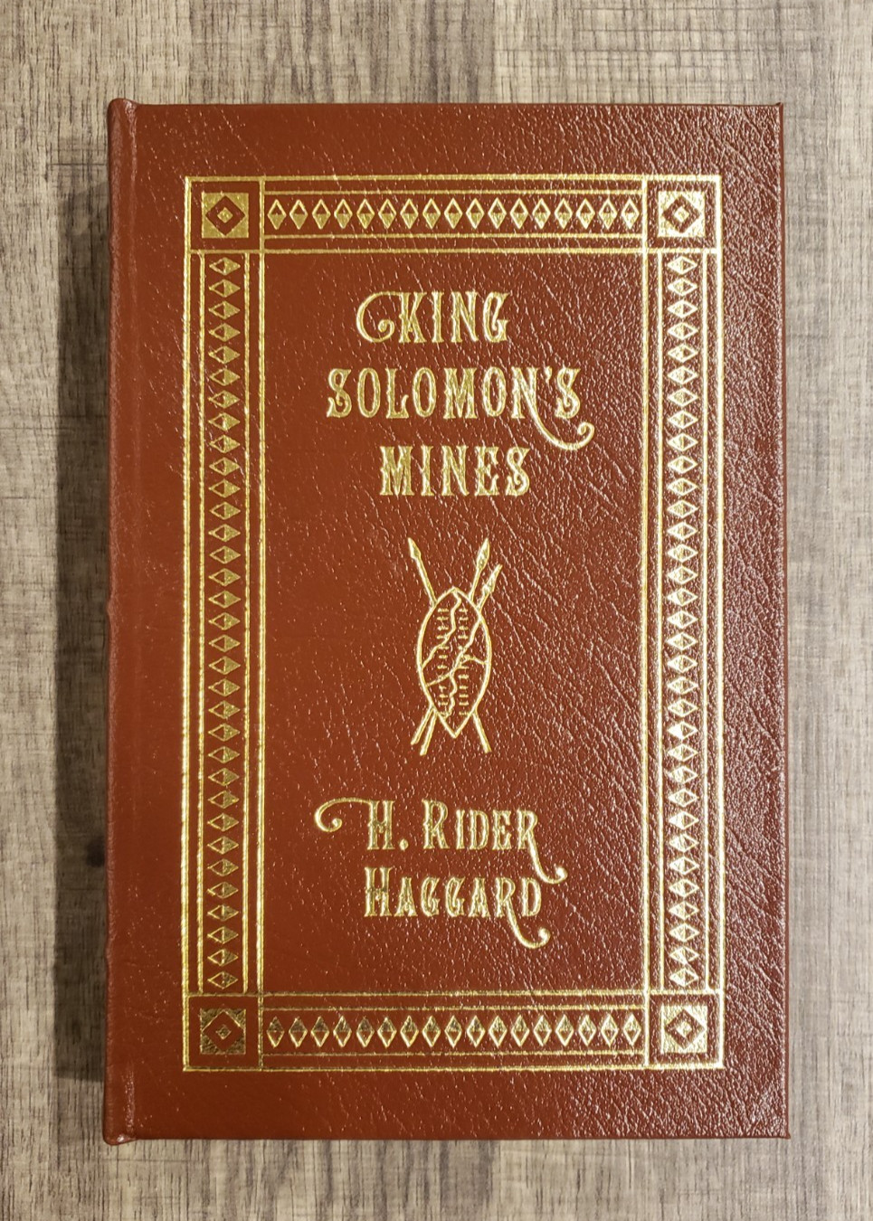 King Solomon’s Mines by H. Rider Haggard Easton Press Leather Binding Gilded