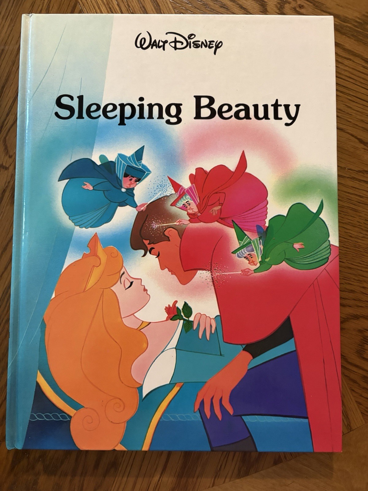 NEW DISNEY CLASSIC SERIES, SLEEPING BEAUTY TWIN BOOKS 1986 Large Hardcover