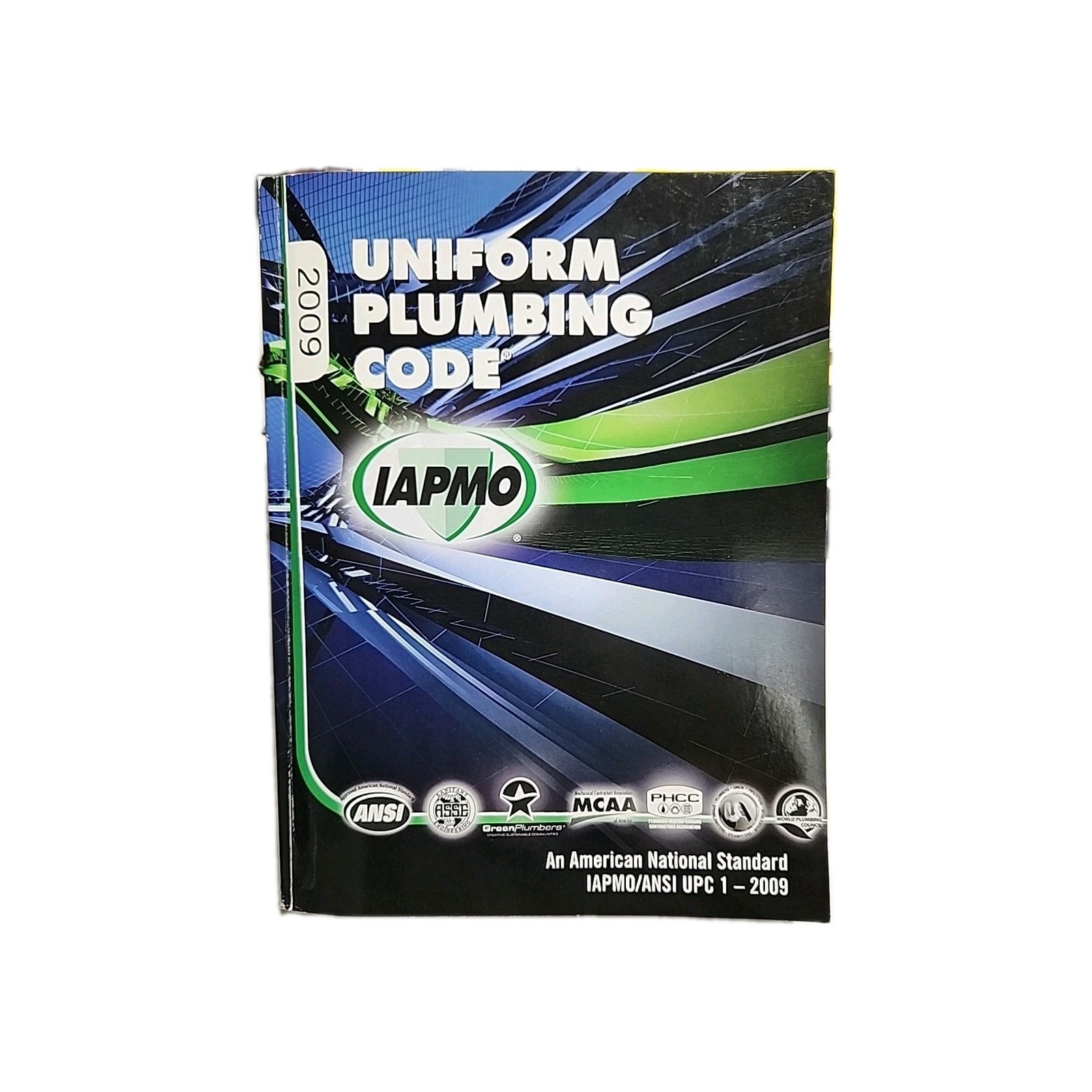 2009 Uniform Plumbing Code Illustrated Training Manual Paperback Vol 1 IAPMO