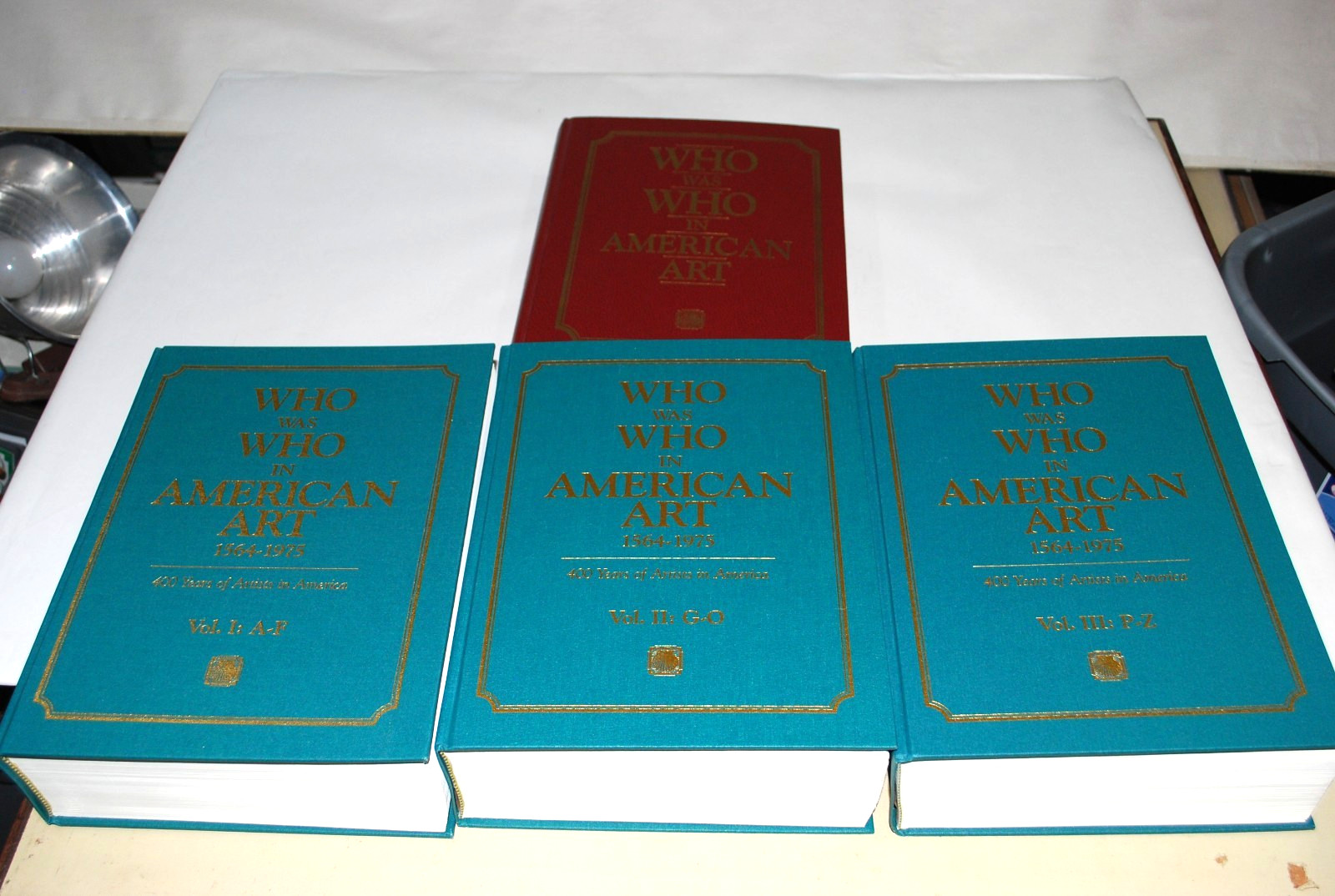 3 Volume Set Who was Who in American Art 1564 – 1975 Falk (1999) Hardcover Book
