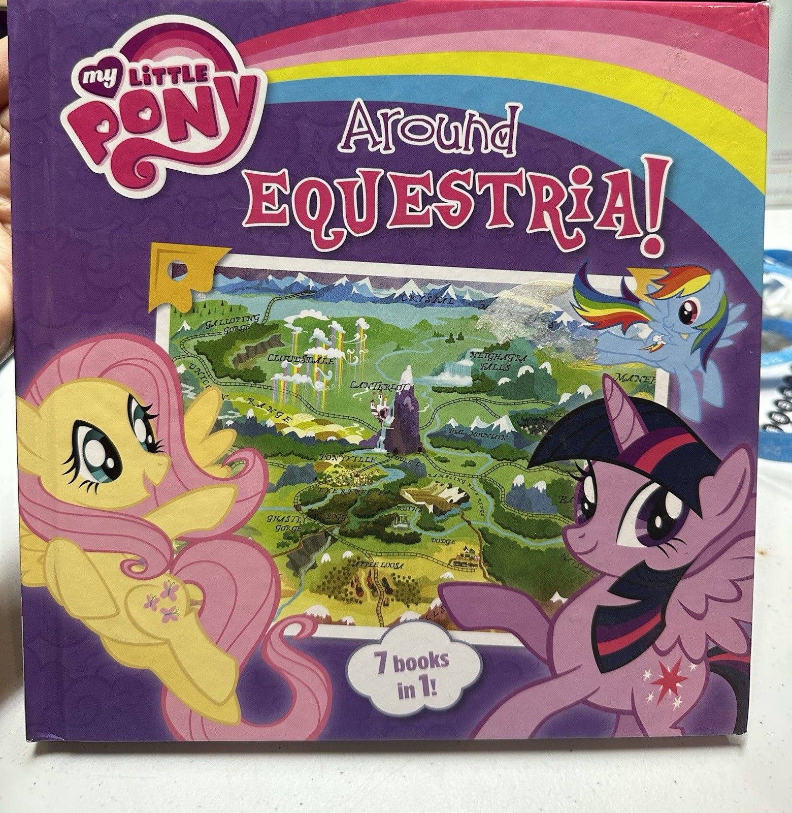 NEW My Little Pony: Around Equestria! 7 Books in 1 Children’s Hardcover Book