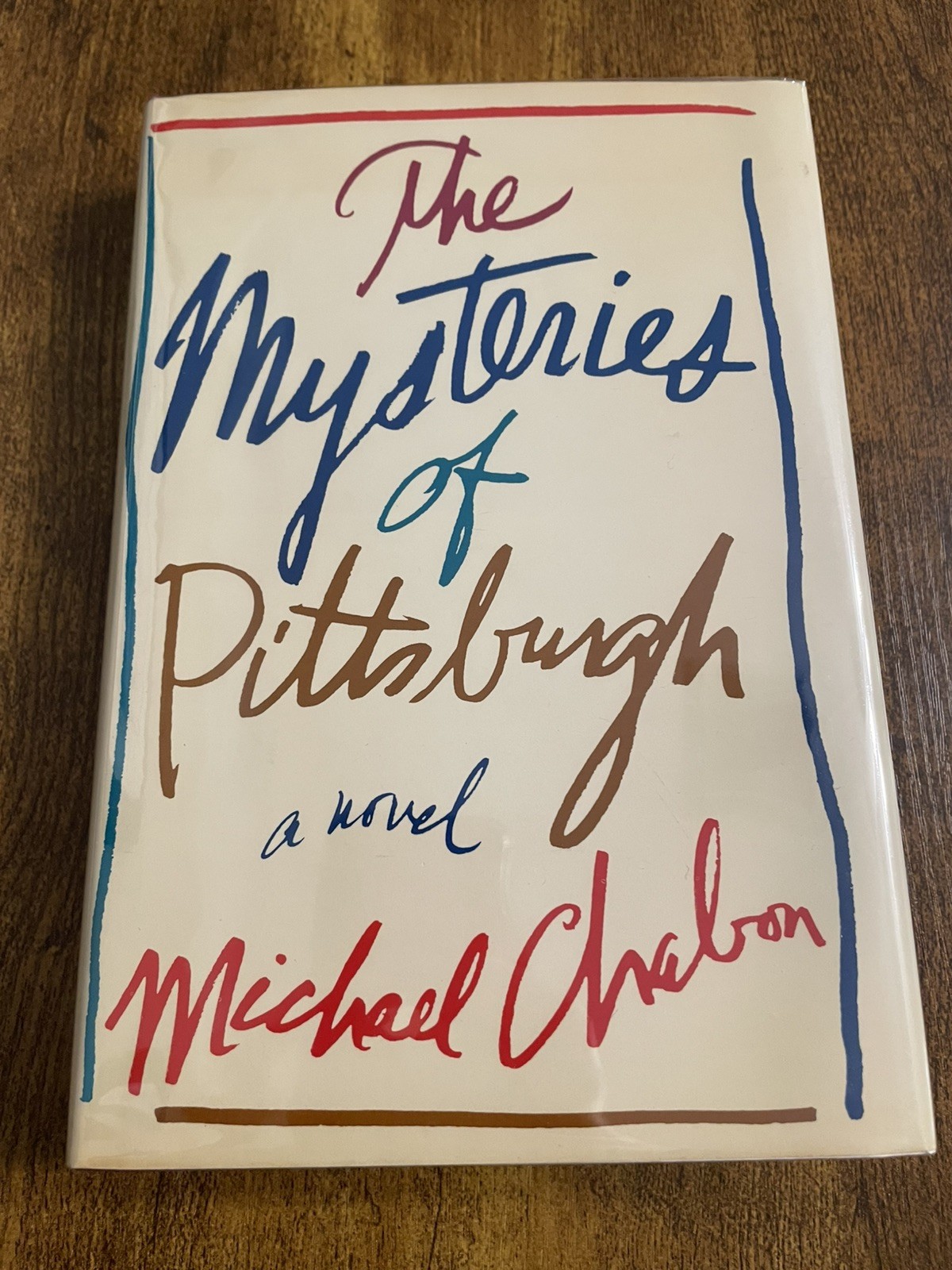 The Mysteries of Pittsburgh by Michael Chabon 1988 HC/DJ 1st/1st Very Clean Ex