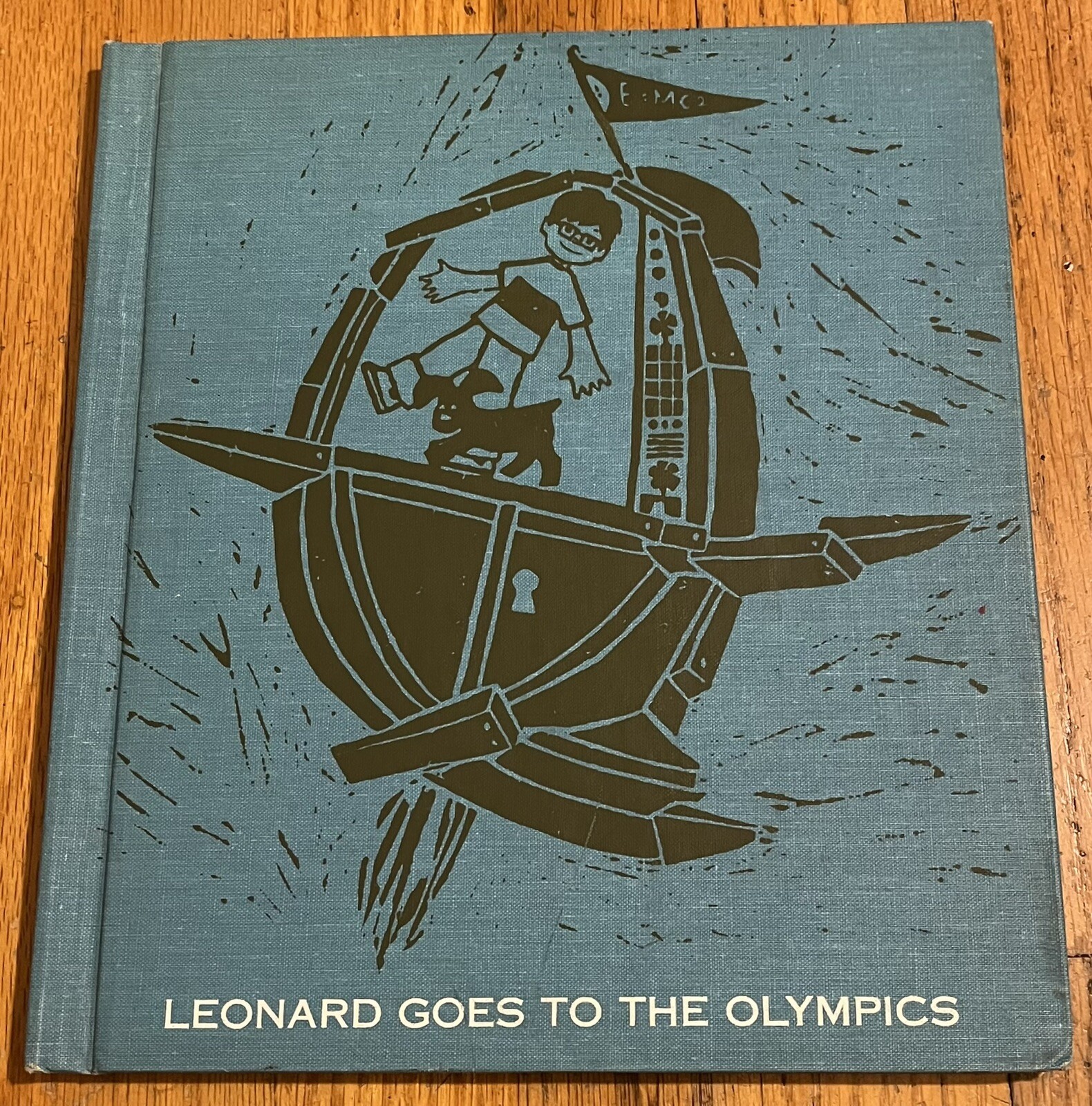 LEONARD GOES TO THE OLYMPICS : by Gene Darby : Time Machine : vintage