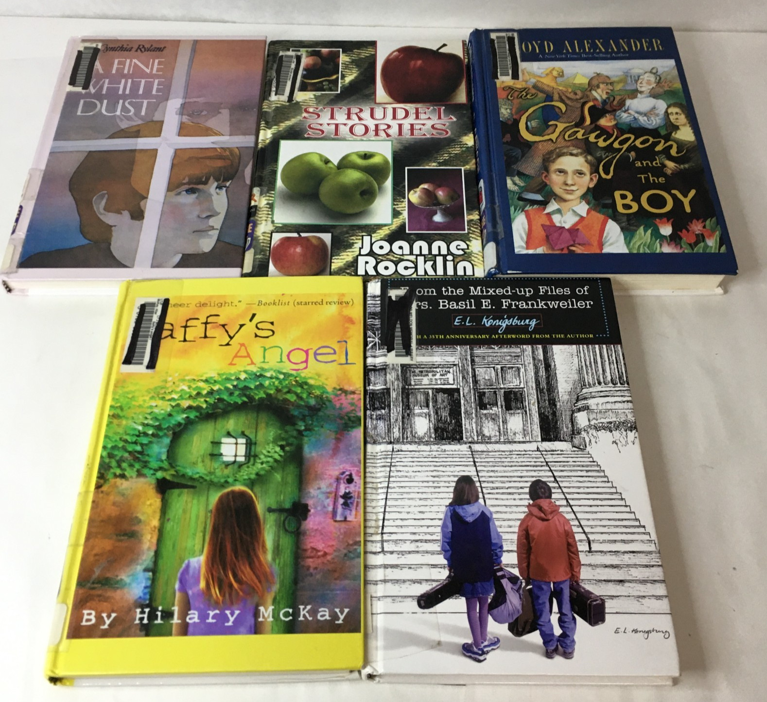 LARGE PRINT YA Fiction Book Lot of 5 – Gawgon Strudel Stories Mixed-Up Dust