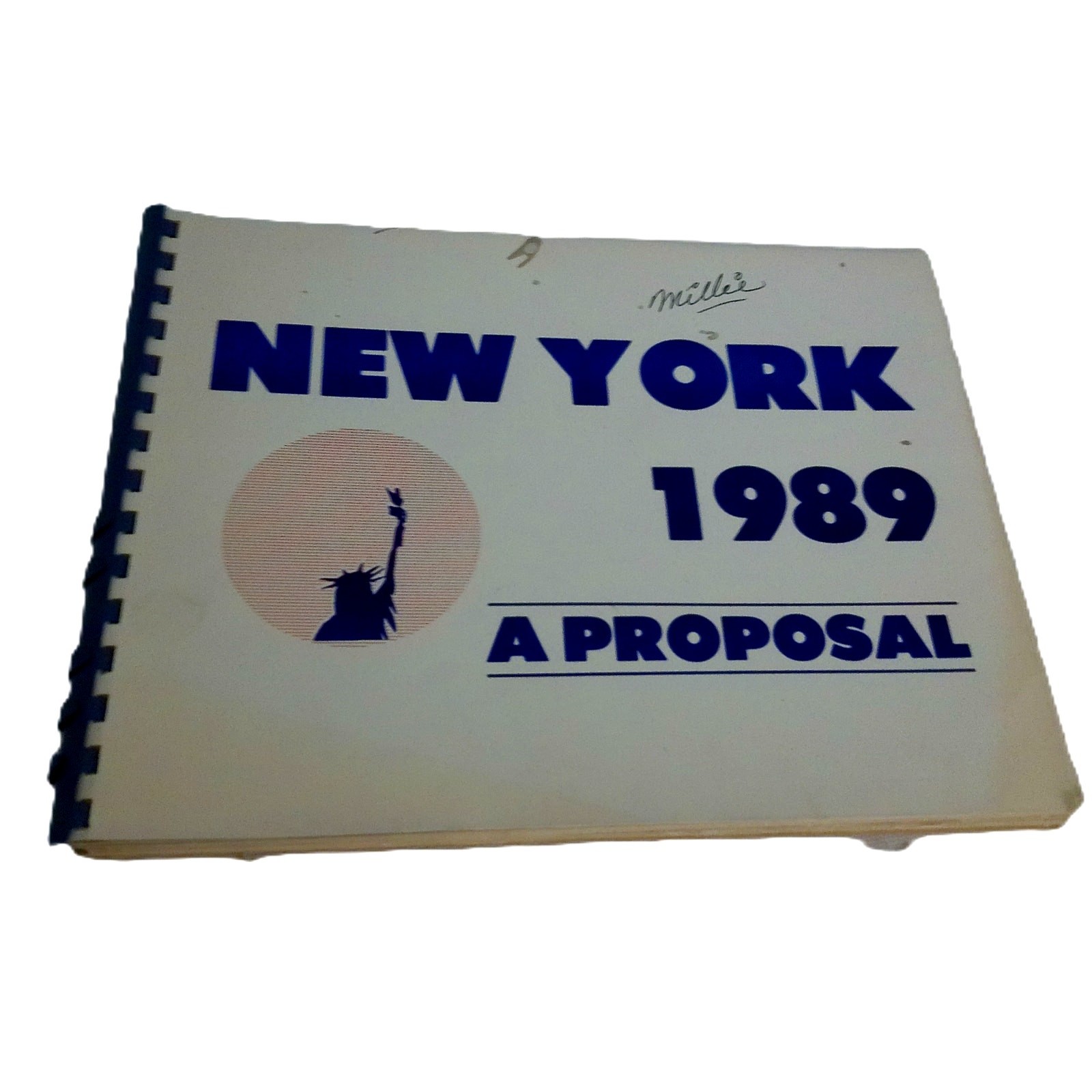 RARE 1989 New York World’s Fair Proposal Book NYC Planning 1982 With 158 Pages