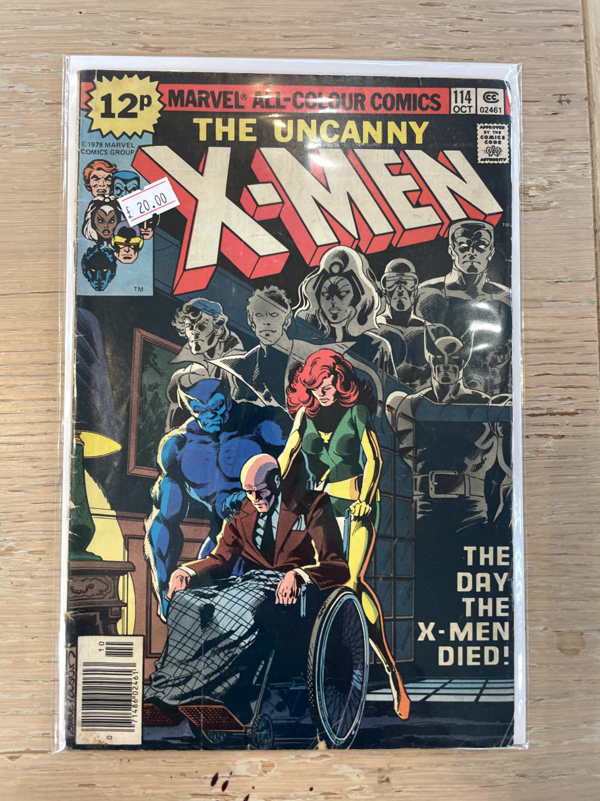 X-MEN # 114 Key Issue – 1st time Uncanny appears above X-Men title- Bronze Age