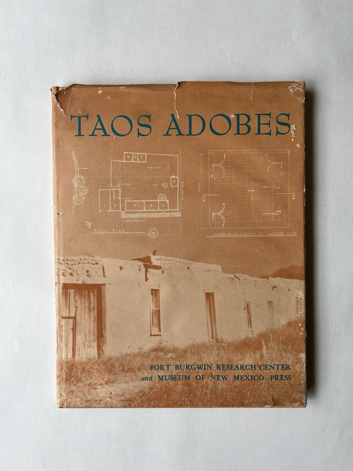 Taos Adobes 1964 First Edition HC Dust Jacket New Mexico Architecture