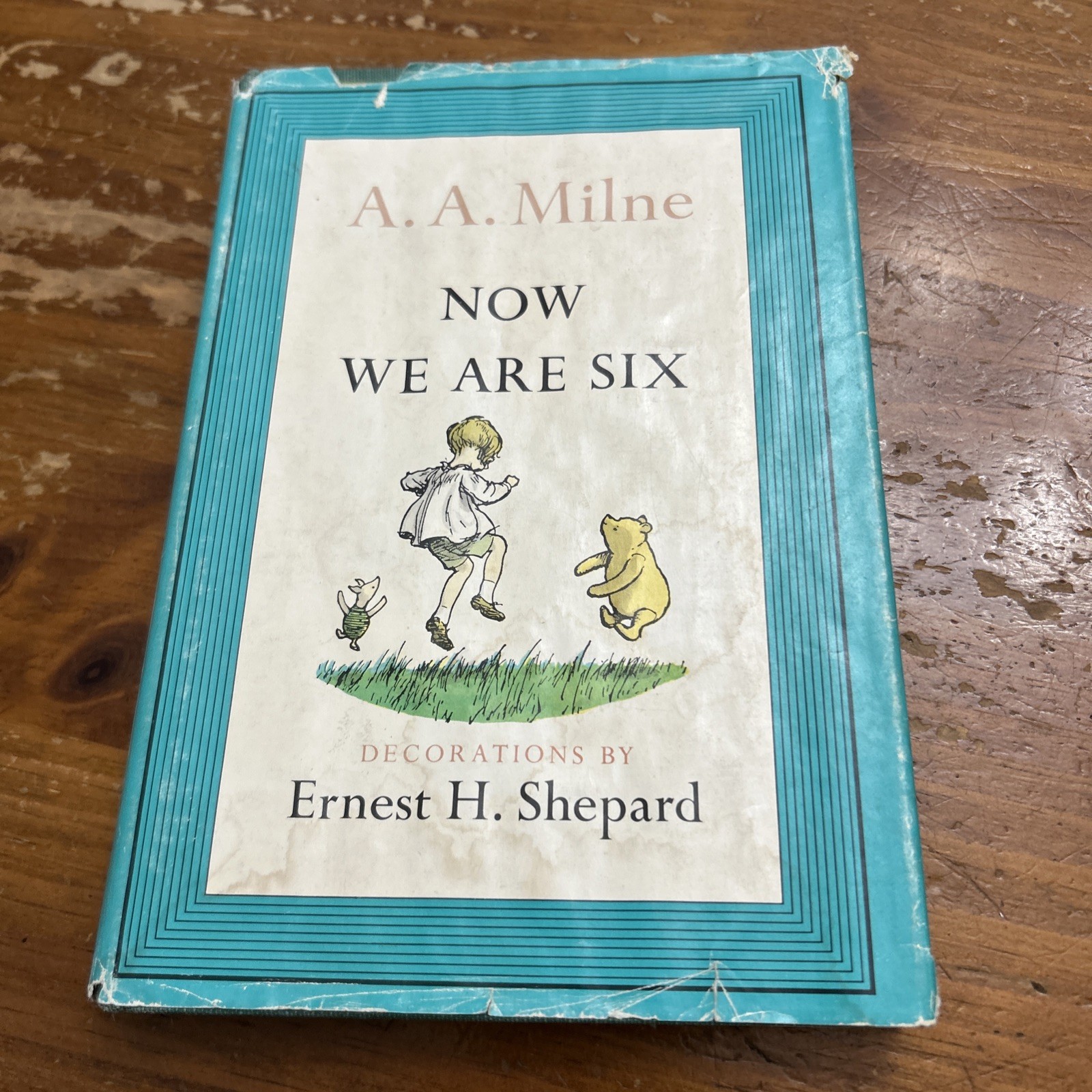 Now We Are Six by A.A. Milne 1961 Reprint Hardcover Ernest H. Shepard Winnie Poo