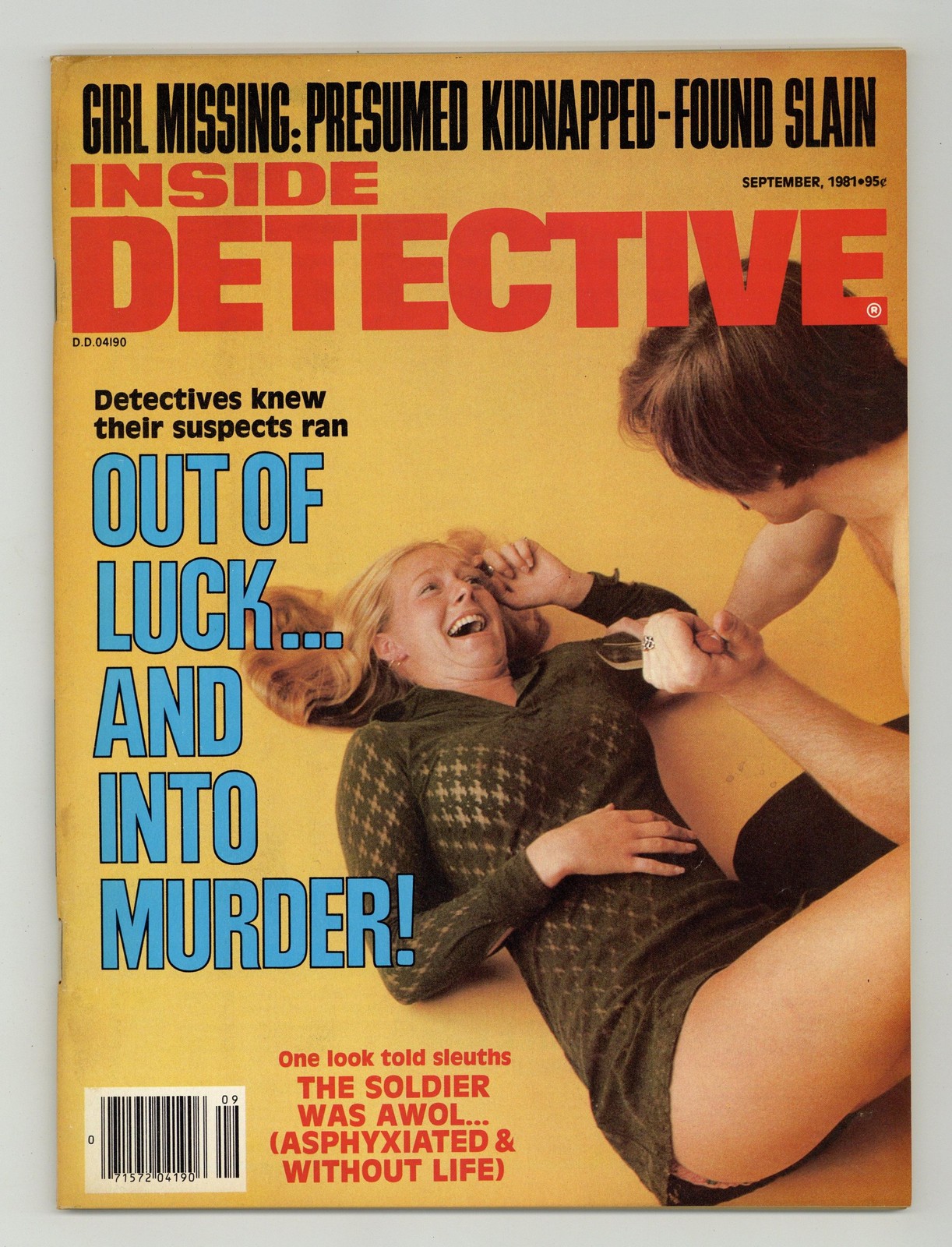 Inside Detective Vol. 59 #9 FN 6.0 1981