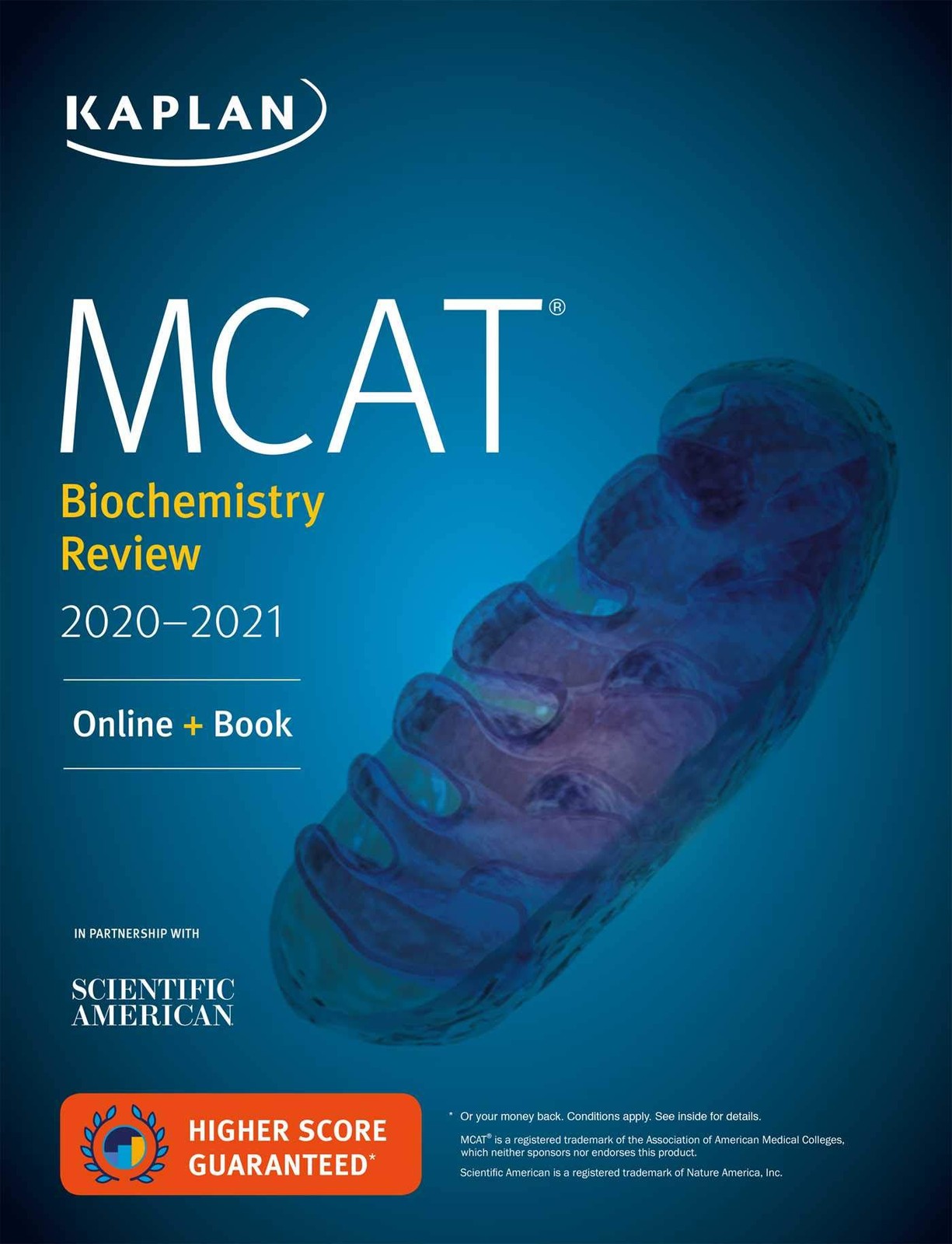 MCAT Biochemistry Review 2020-2021: Online + Book (Kaplan Test Prep)