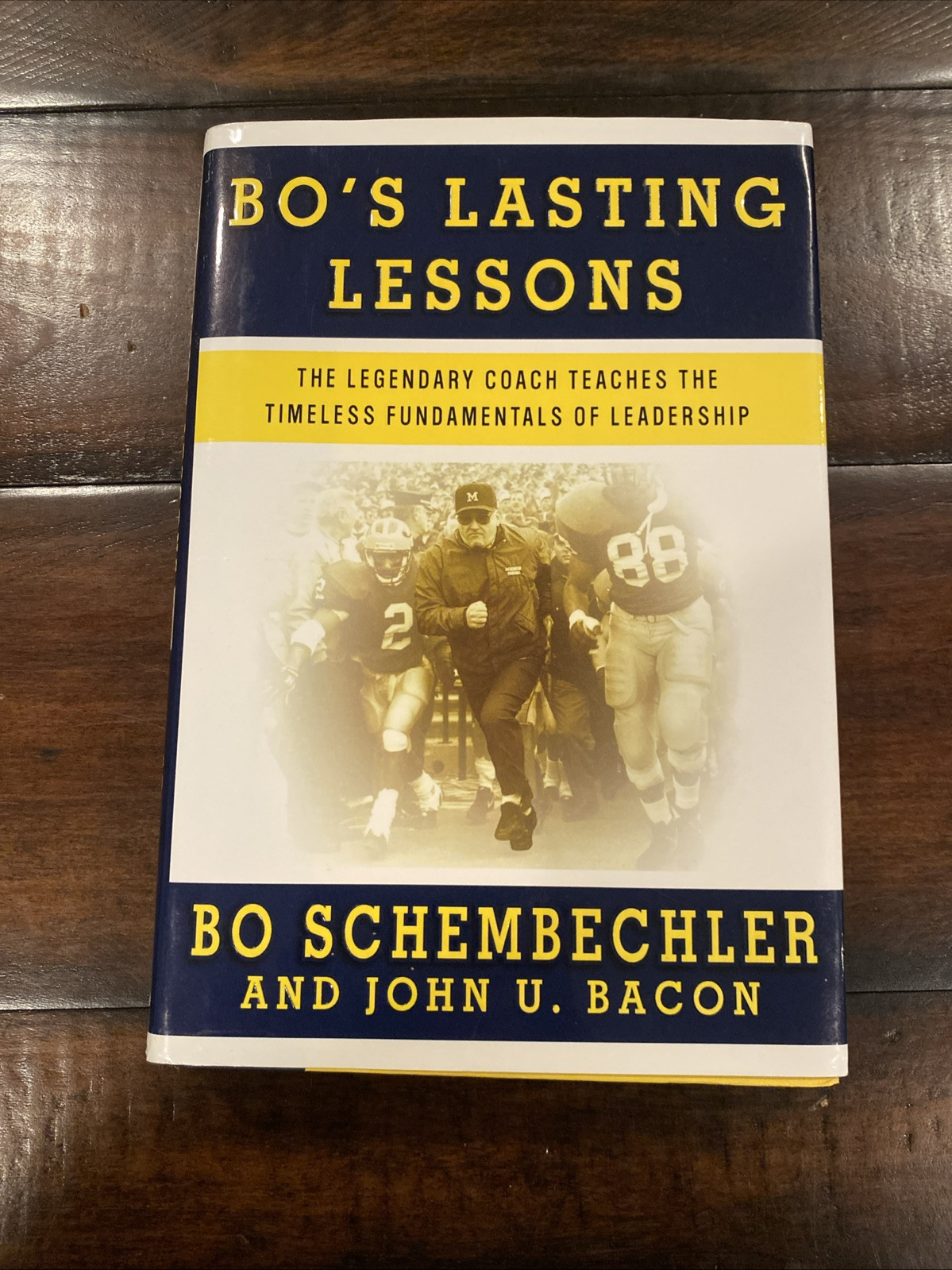 SIGNED Bo’s Lasting Lessons by John U. Bacon U Of M Football