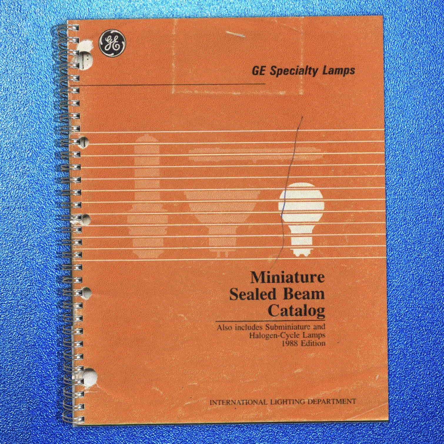 GE Miniature Sealed Beam Halogen Cycle Lamps Catalog Manual 1988 – WIRE CLOSURE