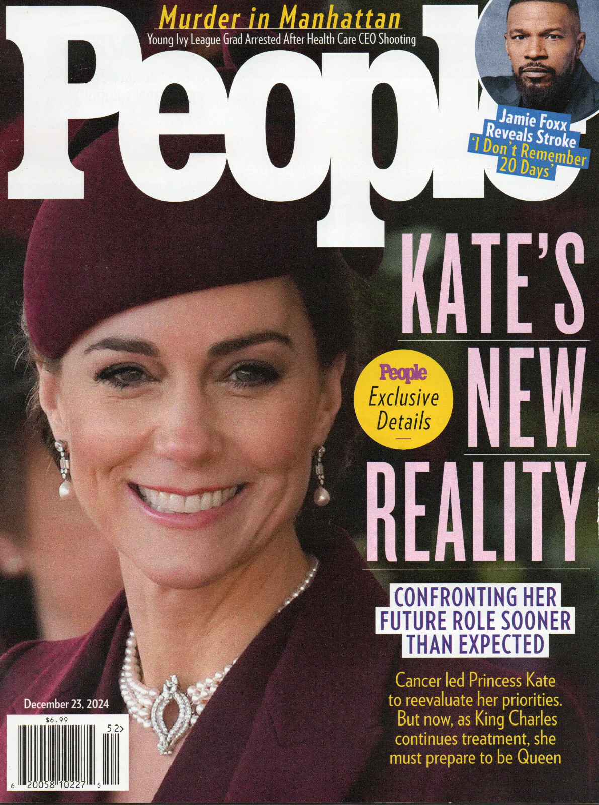 PEOPLE Magazine December 23 2024 Princess Kate Jamie Foxx Jennifer Love Hewitt