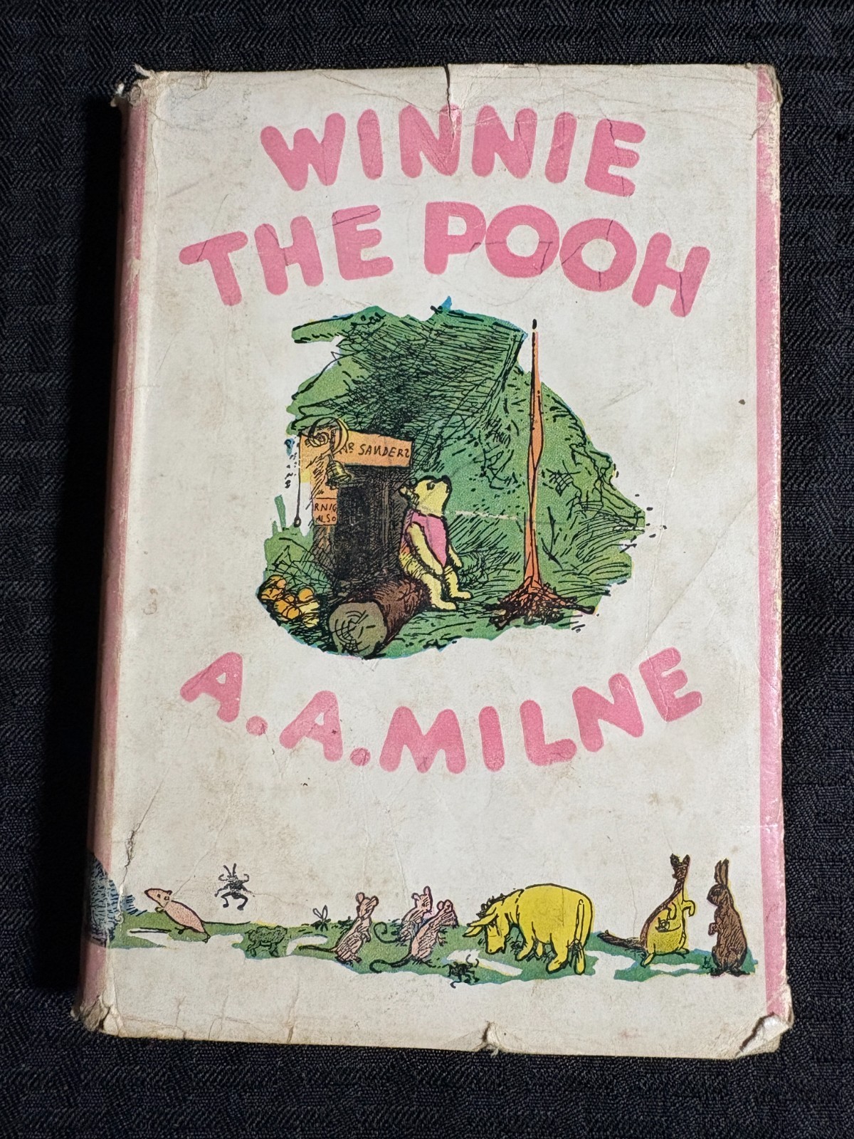 1943 WINNIE THE POOH by A.A. Milne Dutton HC/DJ VG/GD 195th E.P. Dutton