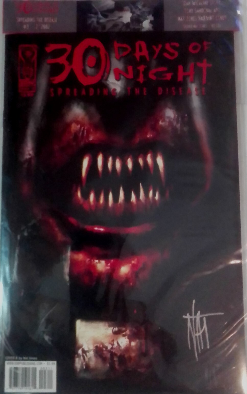 30 DAYS OF NIGHT: Spreading The Disease #3A (IDW 2007 Airtight Sealed Signed)