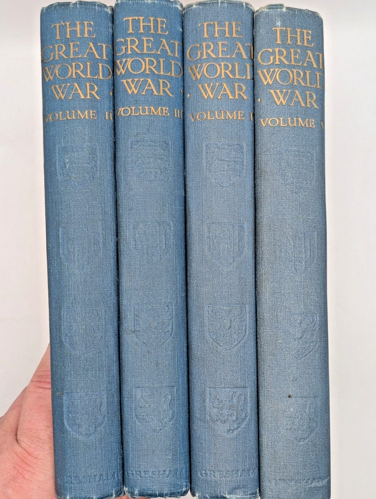 The Great World War A History Frank A Mumby Gresham WW1 4 Vols Hardback vol 2-5