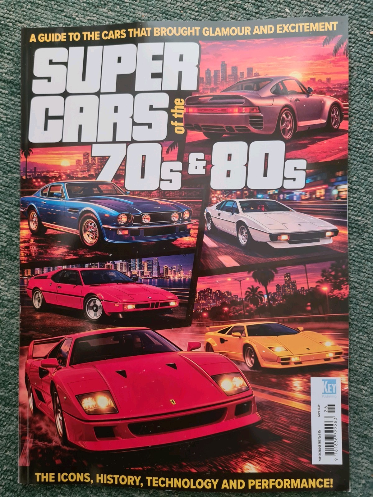 Super Cars of the 70s and 80s magazine 114 pages The Icons The History New LAST