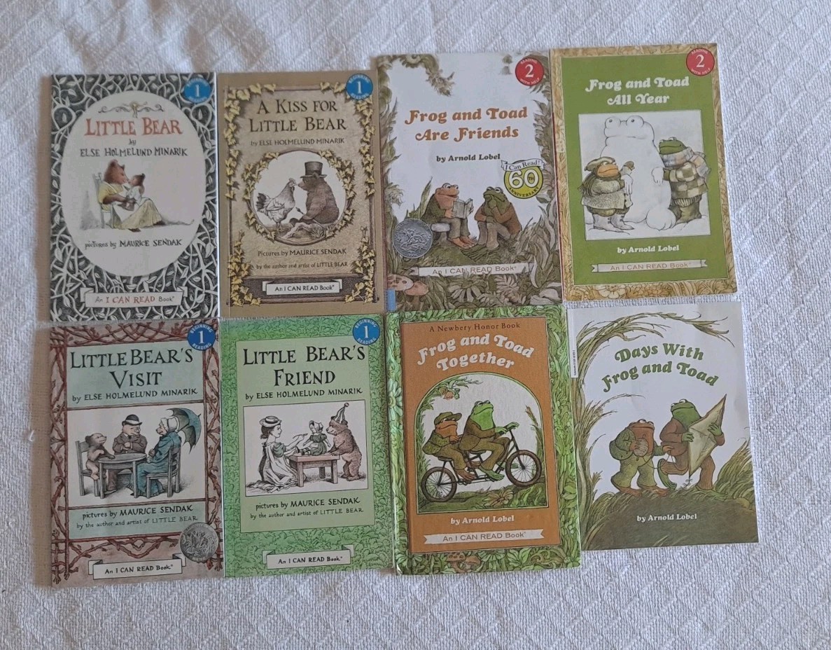 Lot of 8 I Can Read Books Little Bear – Frog & Toad Sendak Minarik Arnold Lobel