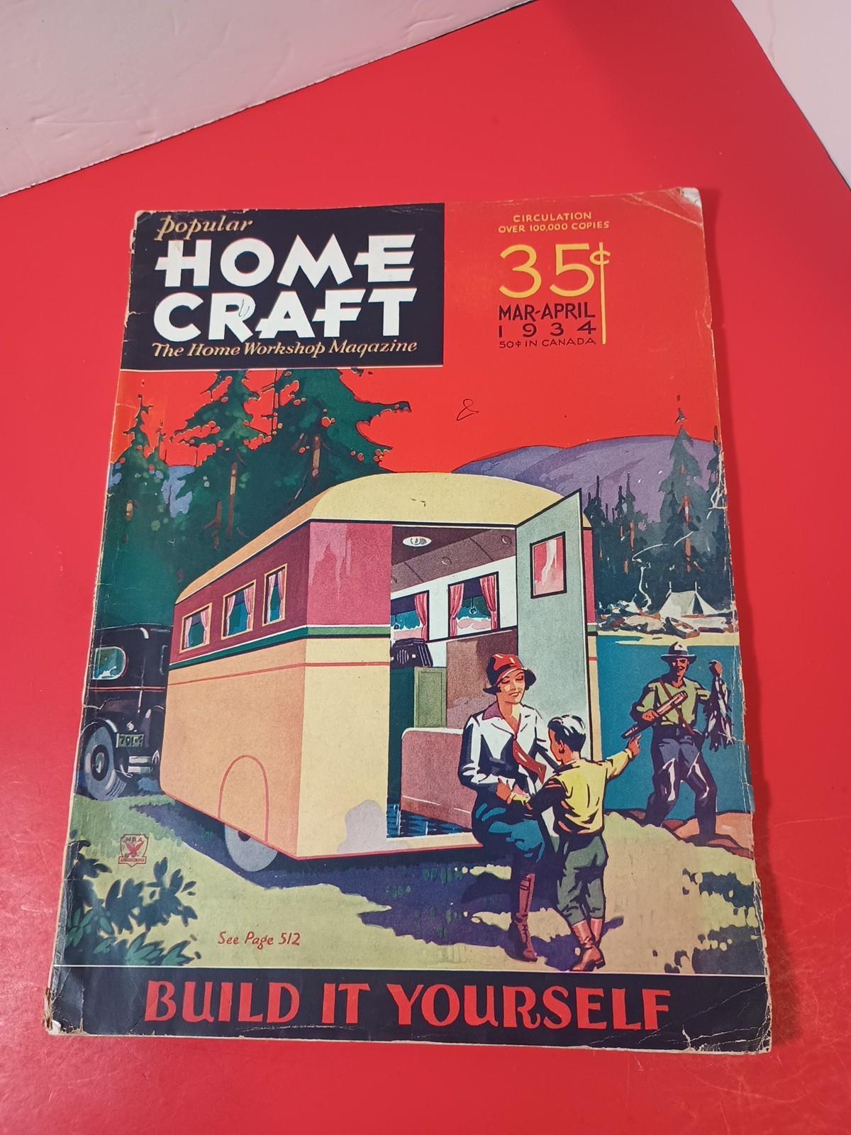 Rare Popular Home Craft Magazine Mar-April 1935 Vol 4. No 6