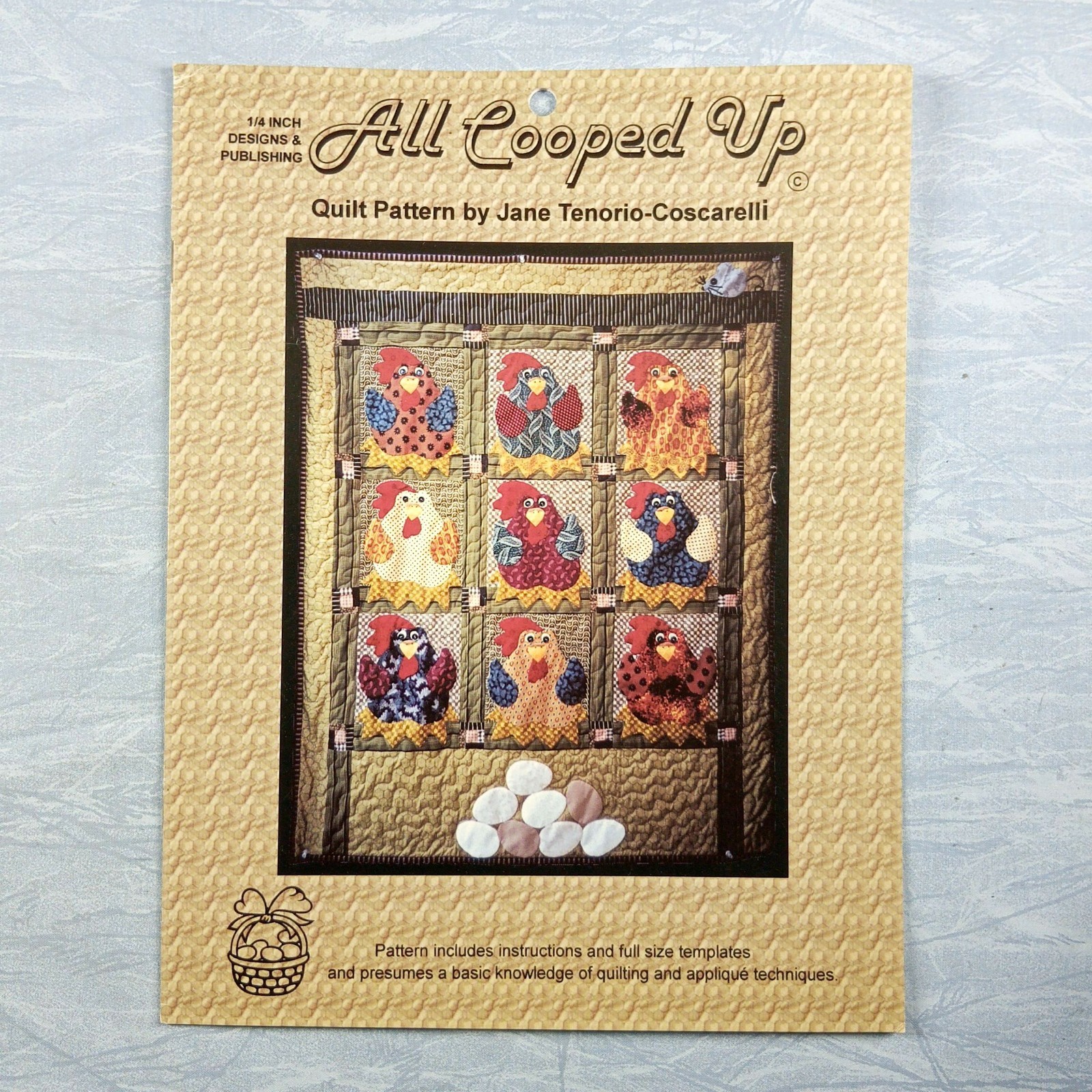 All Cooped Up Quilt Pattern Leaflet