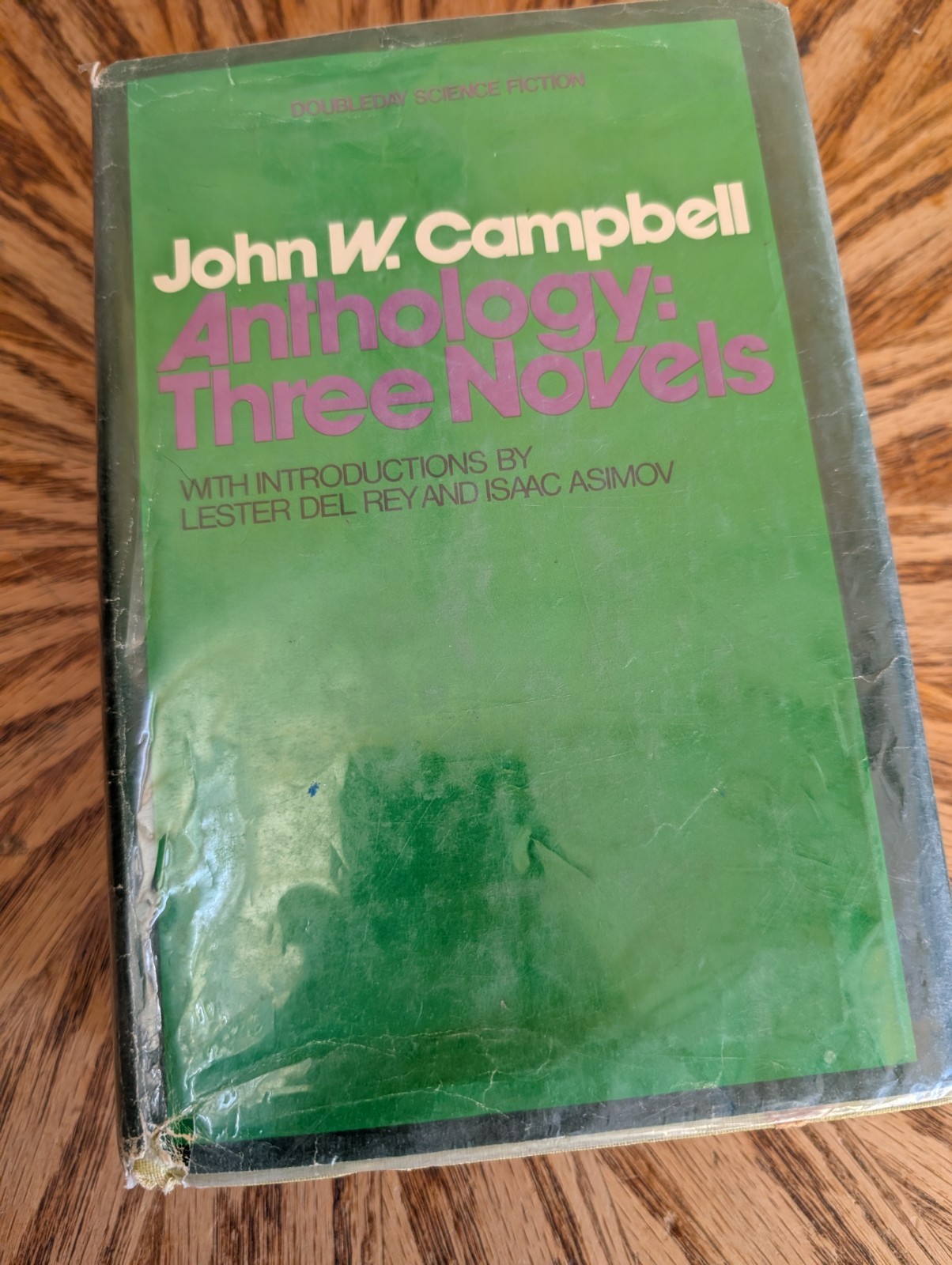 John W. Campbell- Anthology Three Novels Doubleday SF 1st Edition
