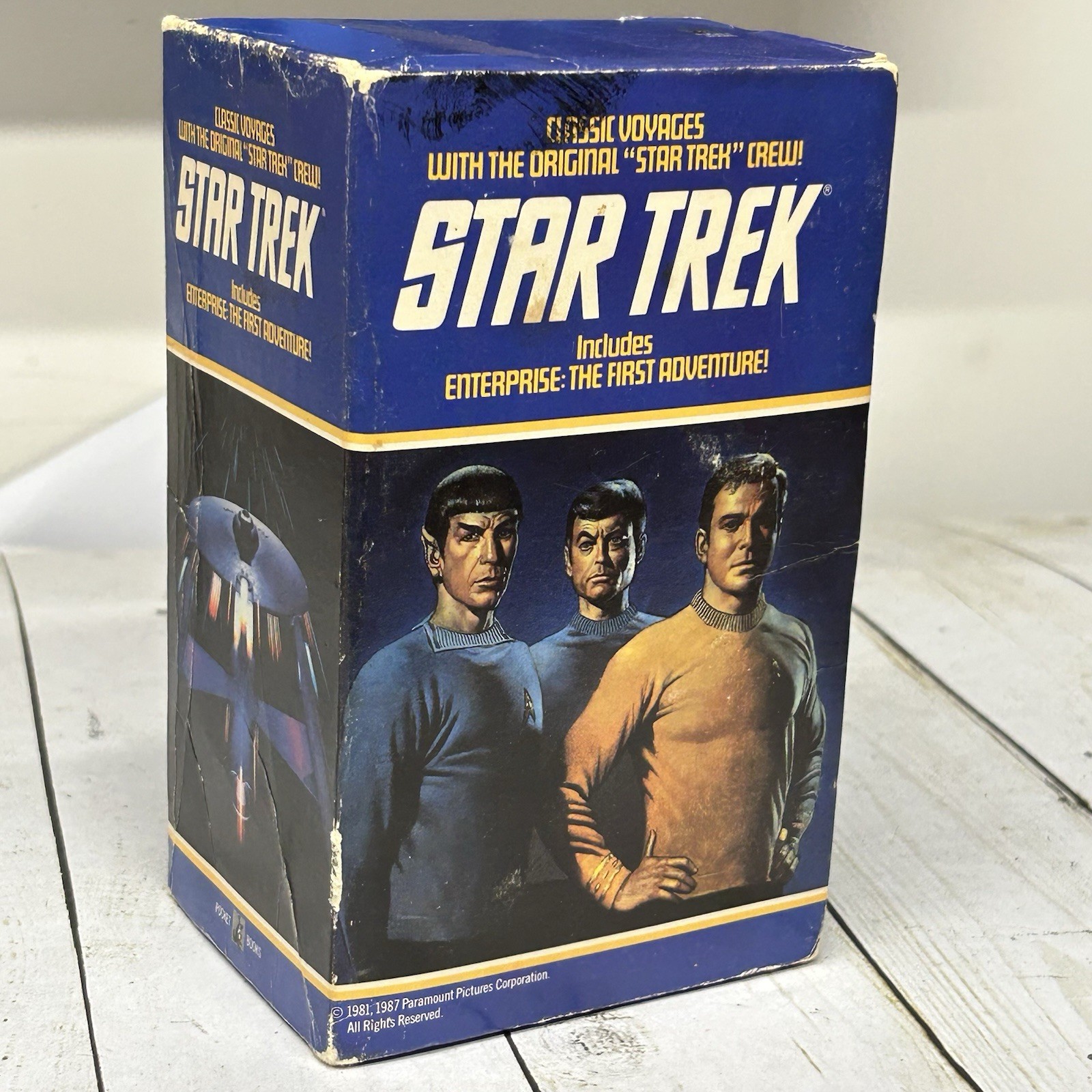 Star Trek Classic Voyages 1987 Pocket Books 4 Book Box Set Paperback PB Scifi