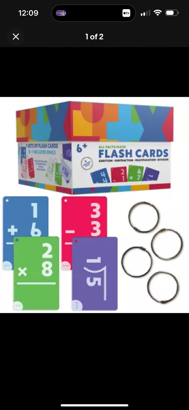 All Facts Math Flash Cards by Carson Dellosa Education 349 Cards