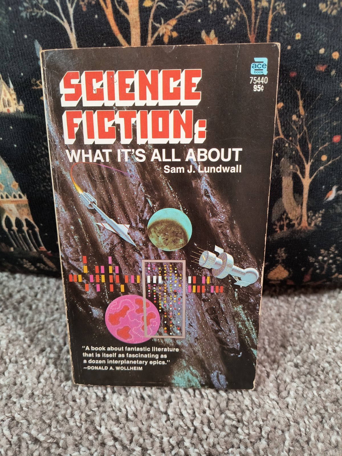 Science Fiction: What It’s All About By Sam Lundwall Cover Art Dean Ellis 1971