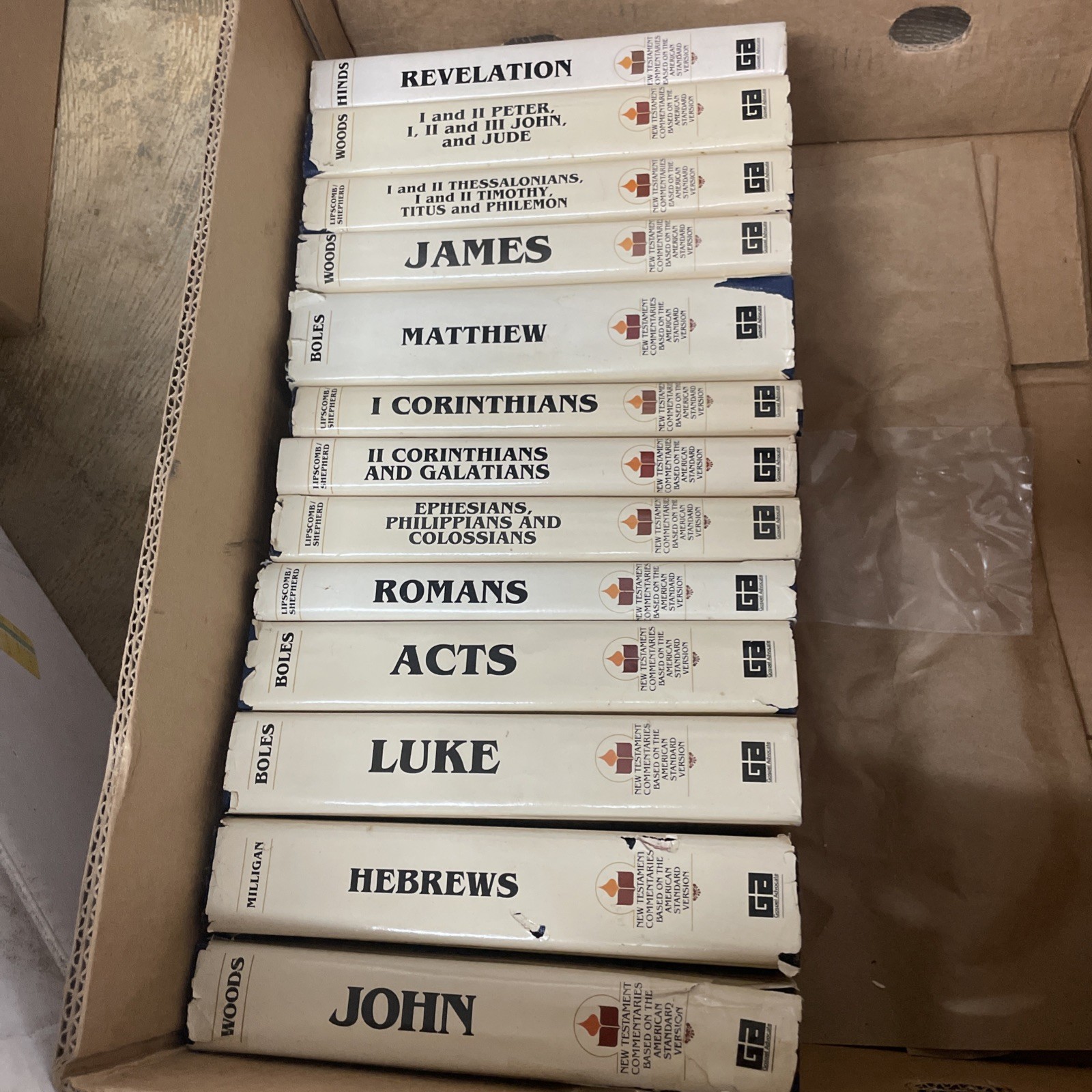 New Testament Commentaries ASV Gospel Advocate Lot of 13 Volumes HC VTG
