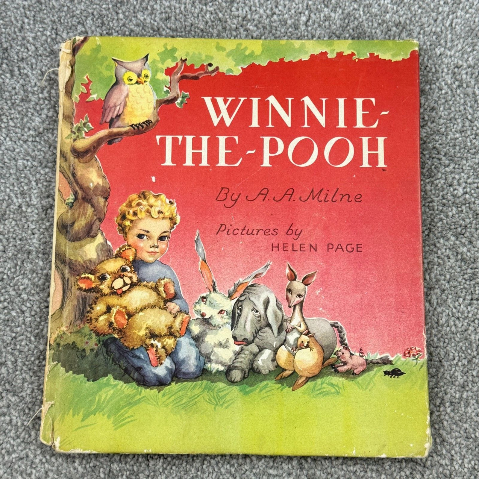 Winnie The Pooh By A. A. Milne 1946 Illustrated By Helen Page Vintage Hardback