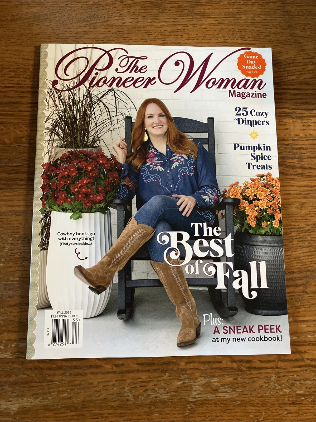 The Pioneer Woman Magazine Fall 2025, The Best of Fall Free Shipping!