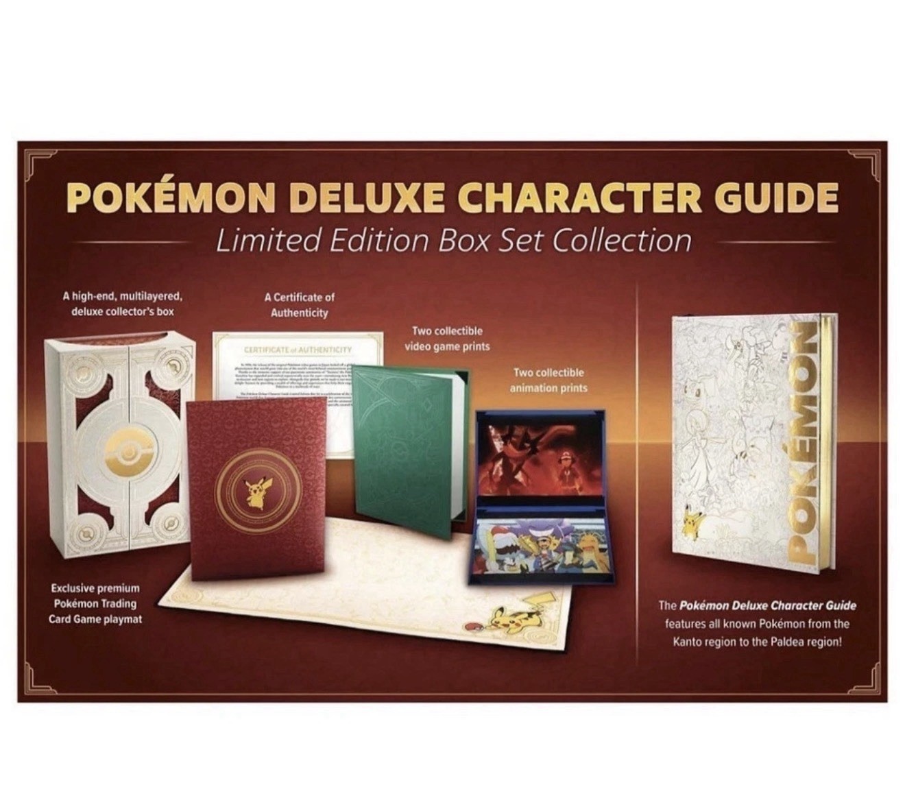 Pokémon Deluxe Character Guide Limited Edition Box Set Collection (PRESALE)