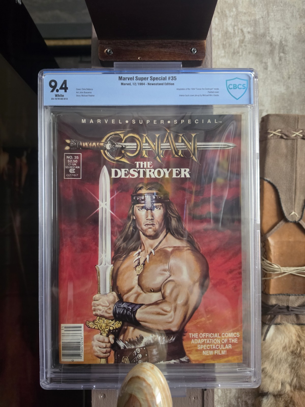Conan the Destroyer Marvel Super Special #35 9.4 CBCS not CGC schwarzenegger