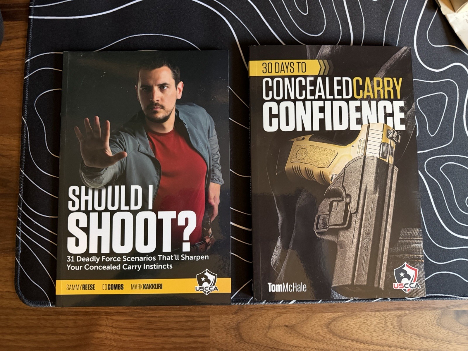 USCCA Should I Shoot & 30 Days to Concealed Carry Confidence Paperback Books