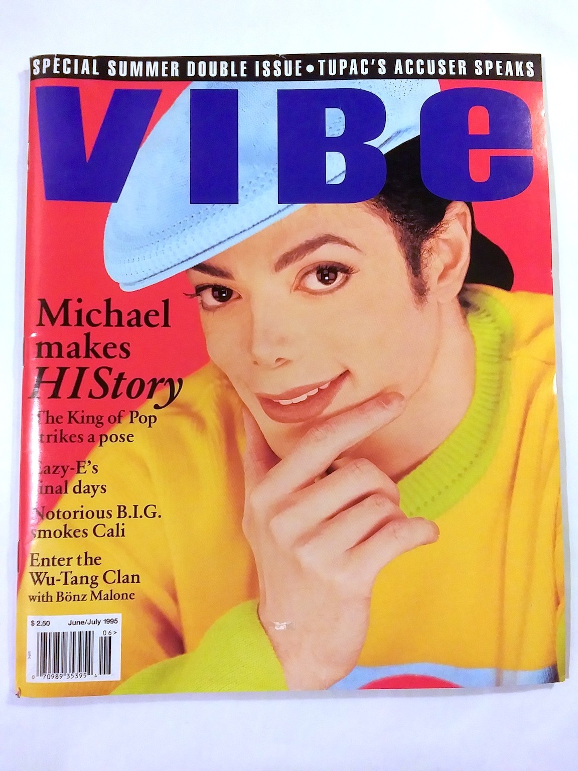 VIBE Magazine June/July 1995 VF+ | Michael Jackson makes HIStory | RARE/HTF!