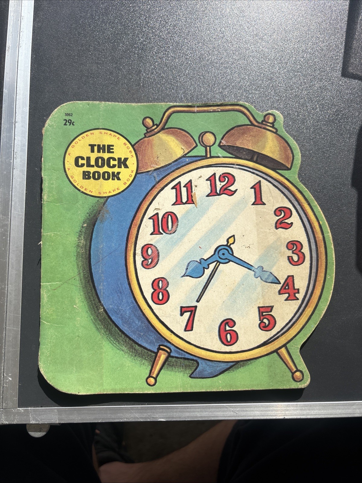 Vintage 1971 2nd edition The Clock Shape Book Golden press paperback