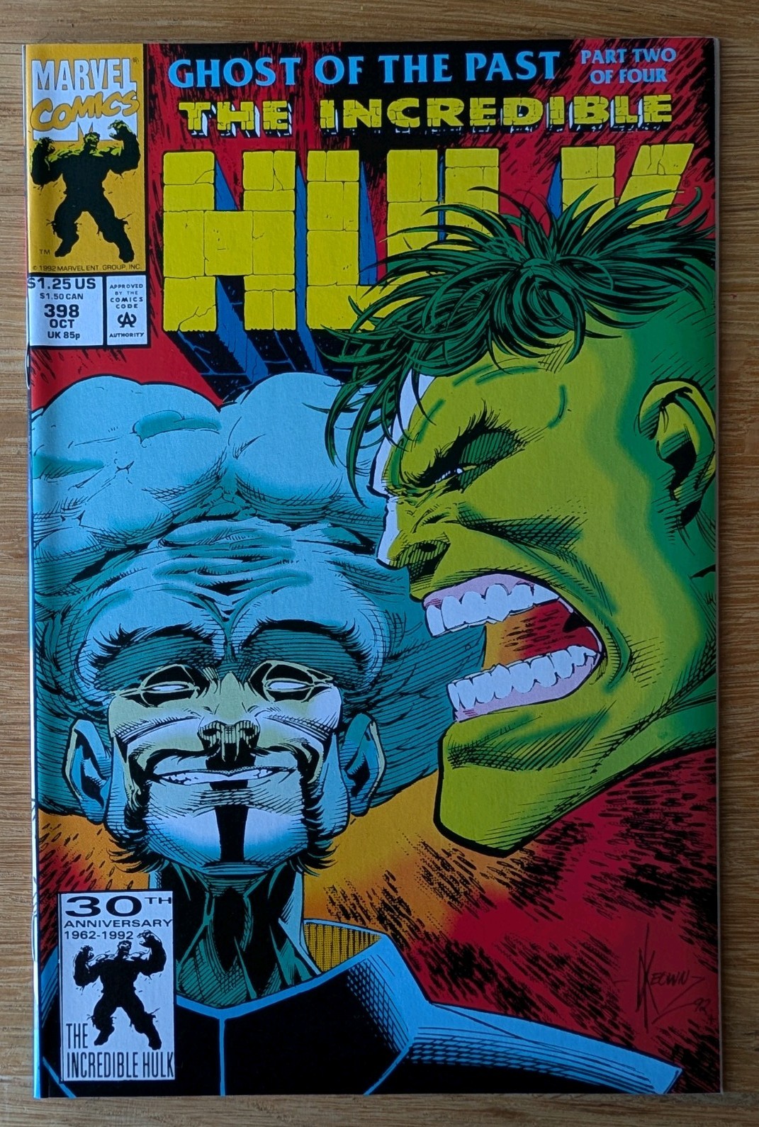 The Incredible Hulk #398- Marvel Comics-1992 -Vfn+- Bagged & Boarded