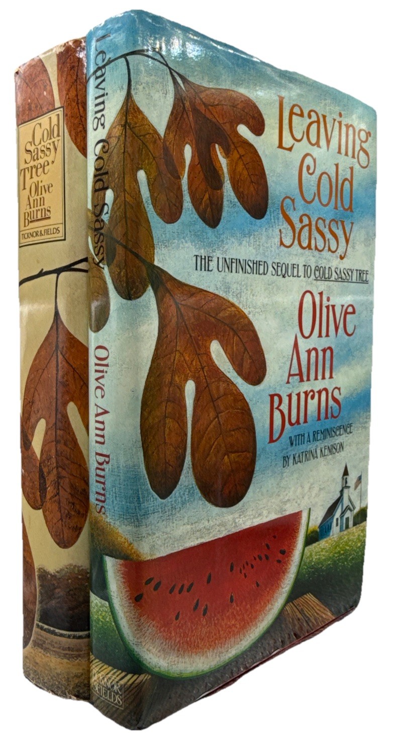 Olive Ann Burns Lot: 2 Vintage Hardcover Novels – Cold Sassy Tree + Leaving Cold