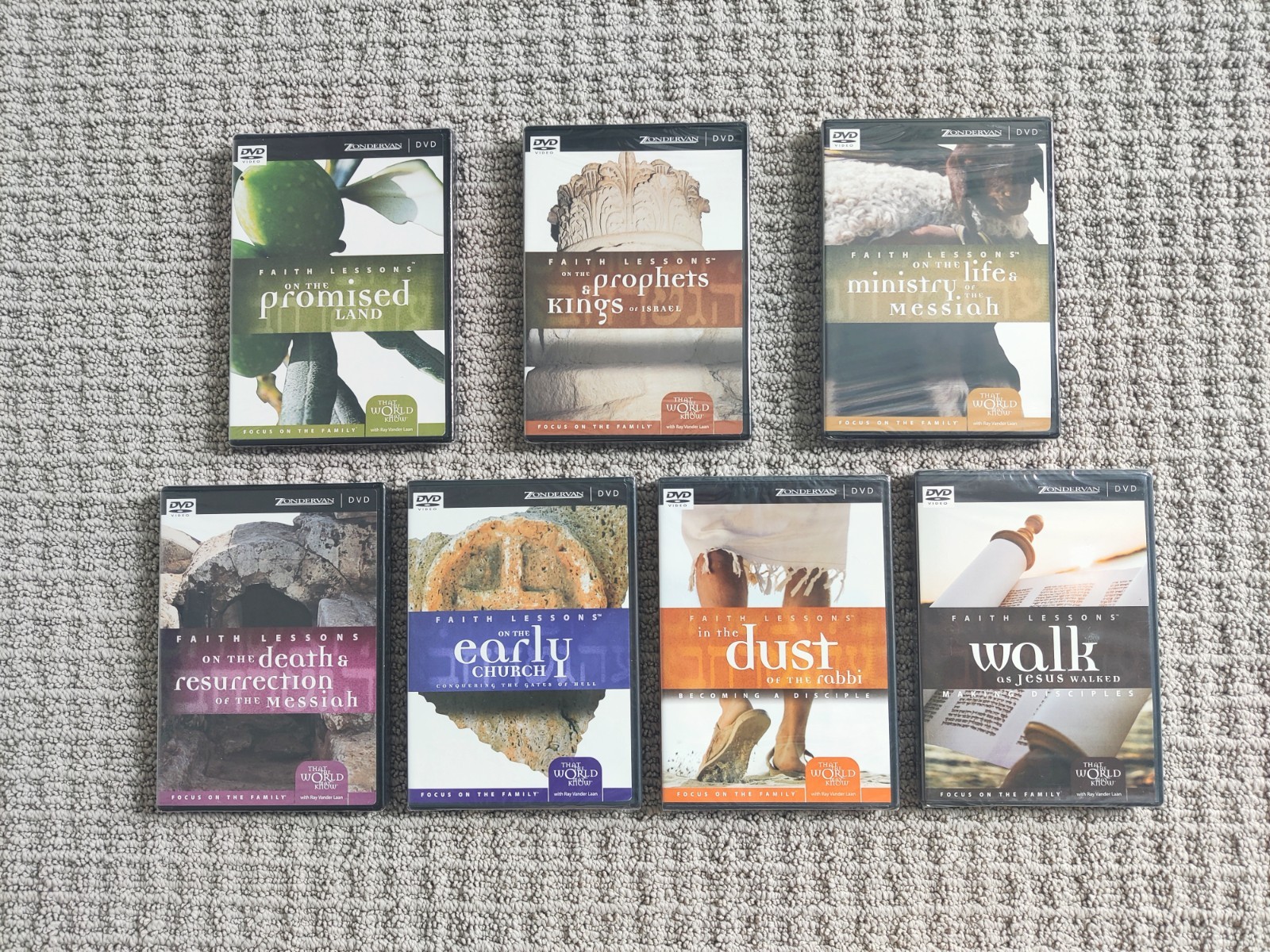 FAITH LESSONS Series Volume 1-7 RAY VANDER LAAN Focus On The Family 7 DVD Set