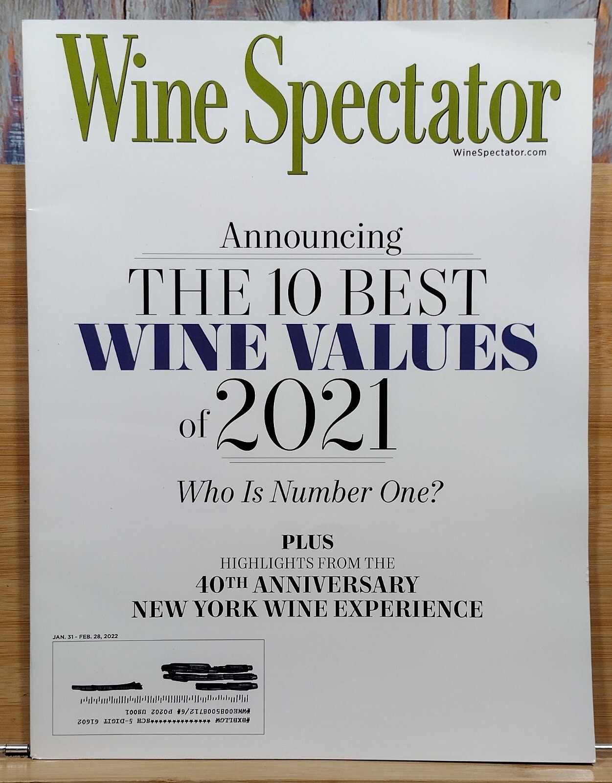 Wine Spectator Magazine – The 10 Best Wine Values of 2021 – February 23, 2022