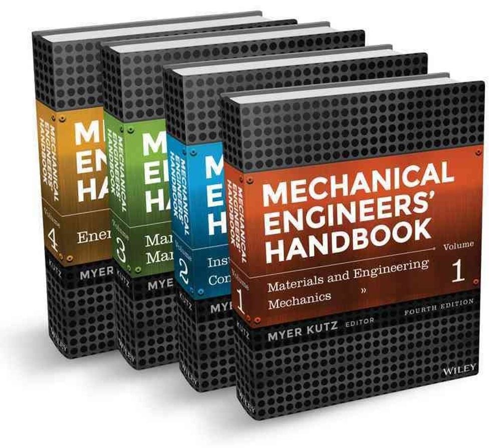 Mechanical Engineers’ Handbook, 4 Volume Set by Myer Kutz (English) Hardcover Bo