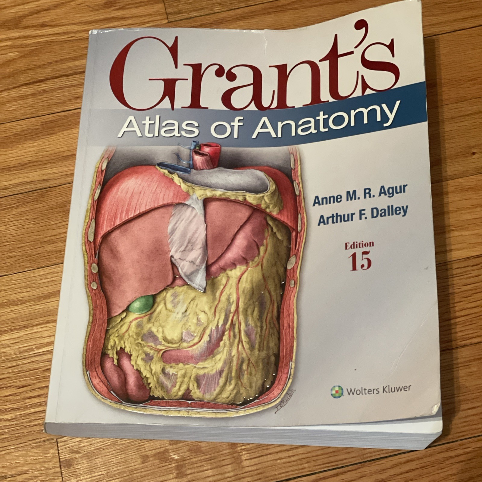 Grants Atlas of Anatomy Book 15th Ed Agur Dailey (unused Code)