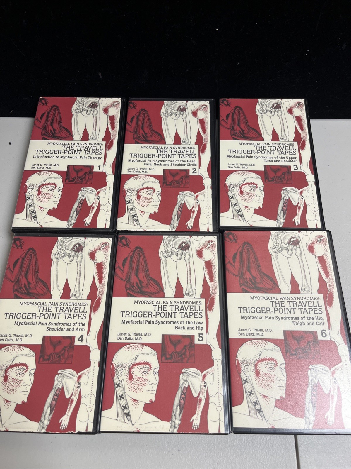 Myofascial Pain Syndromes, The Travell Trigger-Point Tapes: Complete Set – VHS