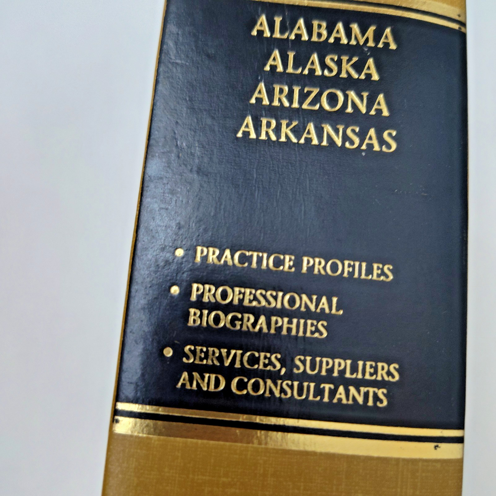 VTG 1994 Martindale-Hubbell Law Directory AL AK AZ AR Legal Listings – Volume 1
