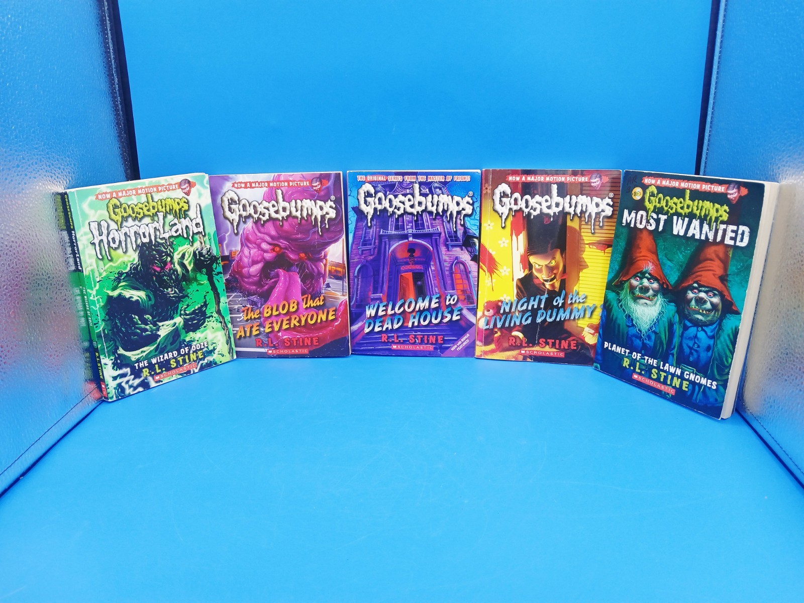 Lot of 5 Goosebumps Paperback Books by R.L. Stine..