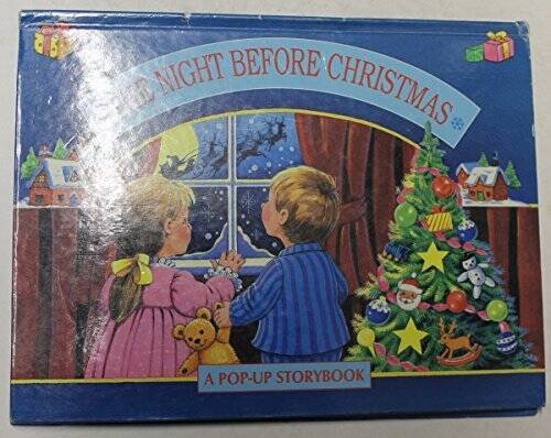 Fairy Tale Pop-Up Books: Magic Little Christmas Tree; Night Before Christ – GOOD
